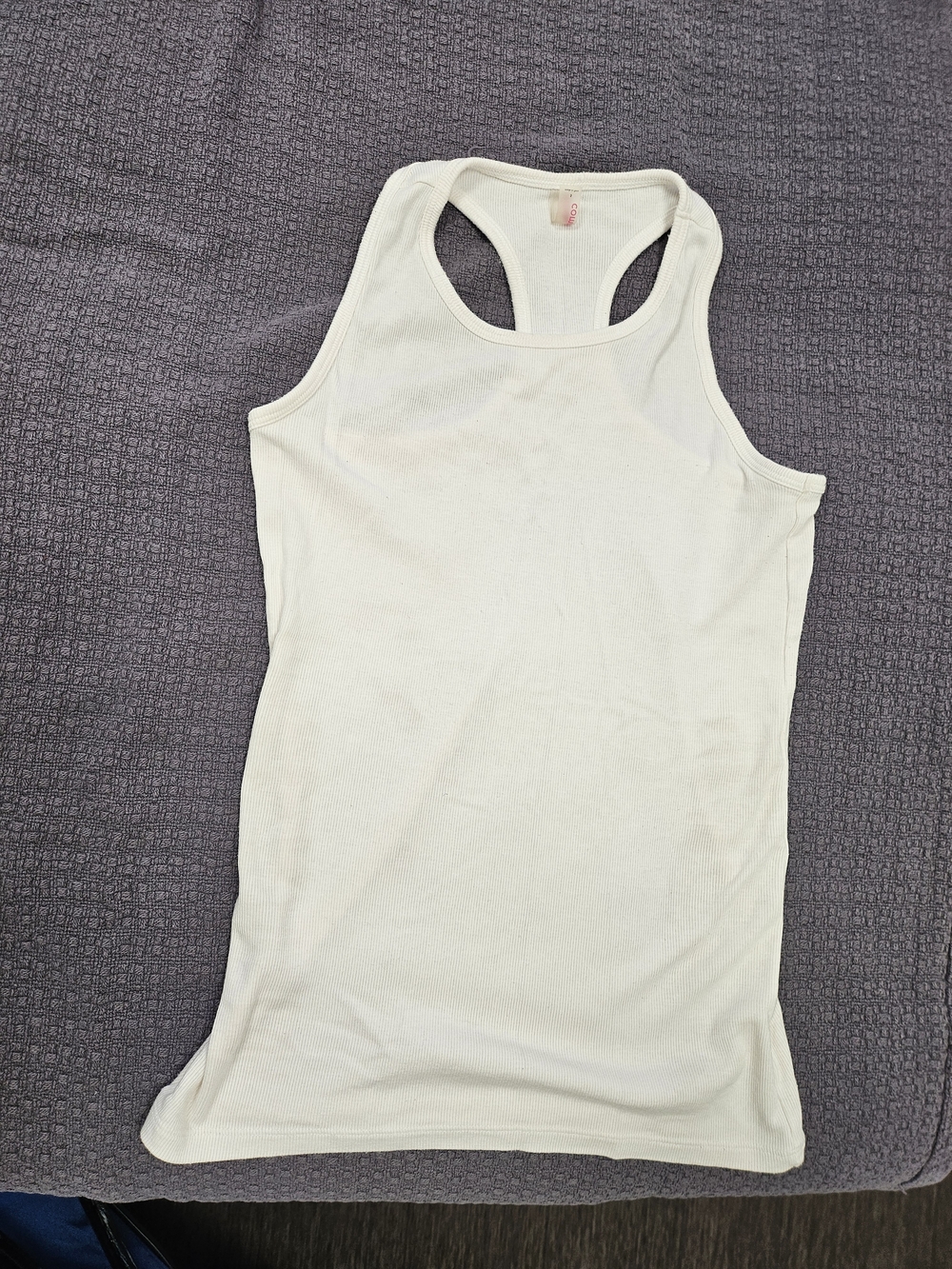 Commando Cream Racerback Ribbed Tank - Picture 2 of 4